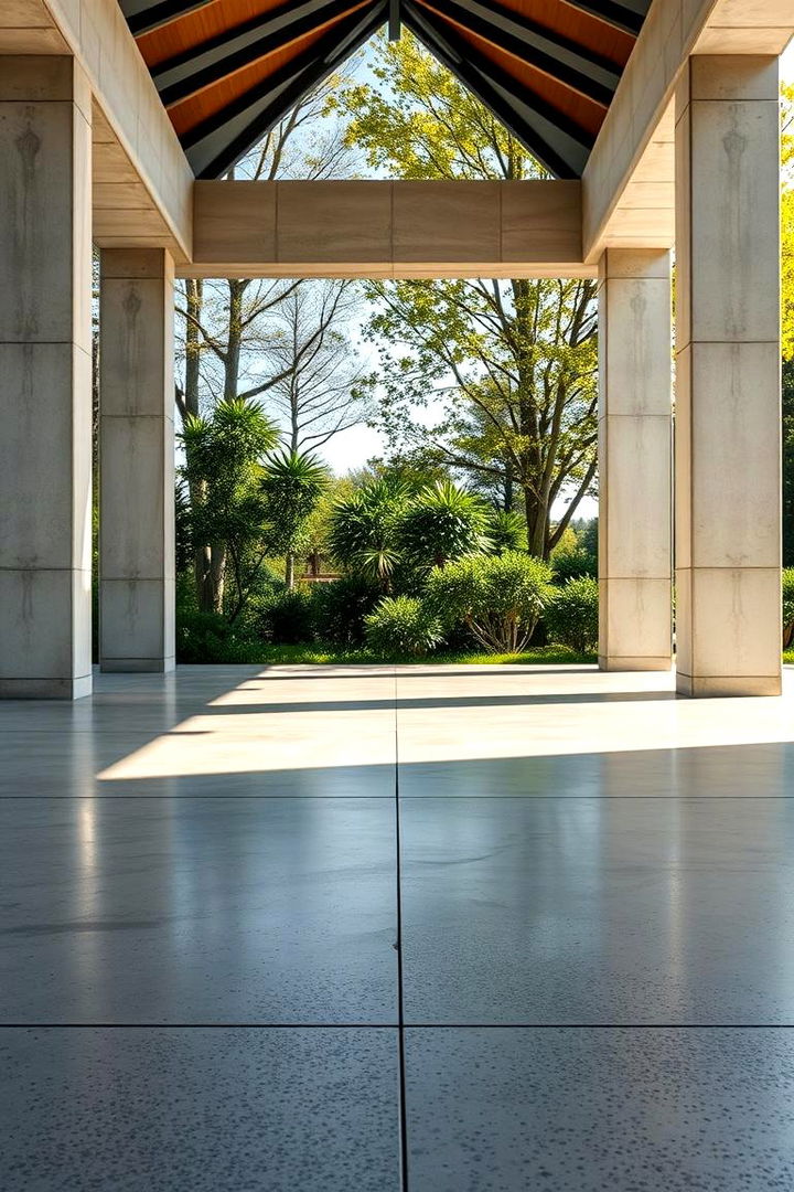 Modern Concrete - 22 Gazebo Floor Ideas
