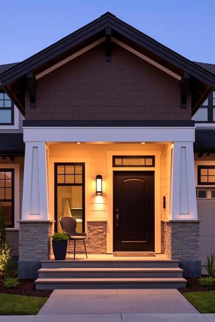 Modern Craftsman Fusion Elements - 22 Craftsman Style House Exterior Ideas