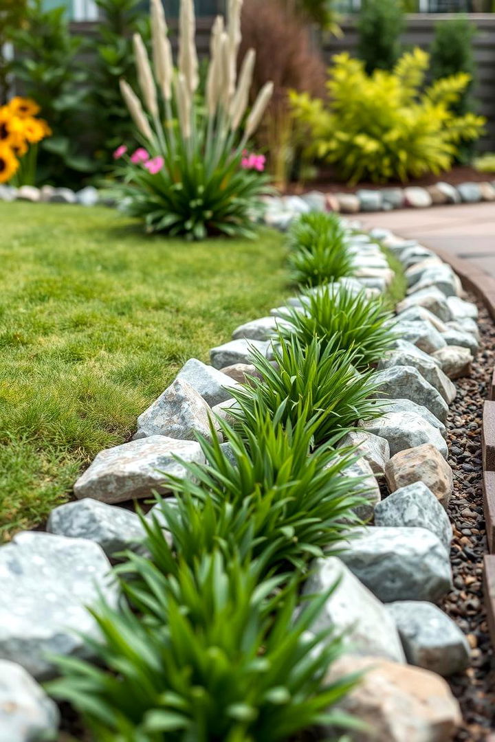 Modern Edge Enhancements - 22 River Rock Edging Ideas