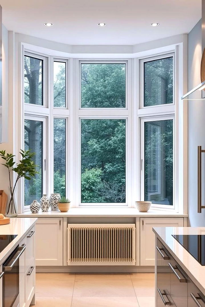 Modern Elegance Touch - 22 Kitchen Bay Window Ideas