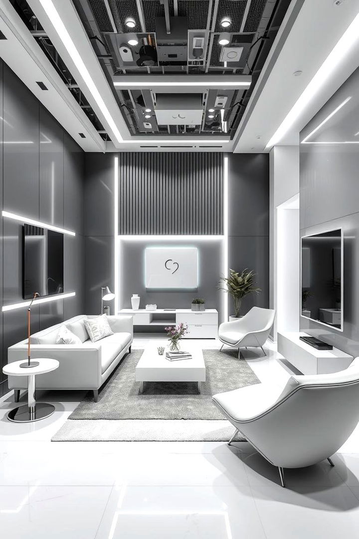 Modern Elegance in Monochrome - 22 Grey and White Bedroom Ideas