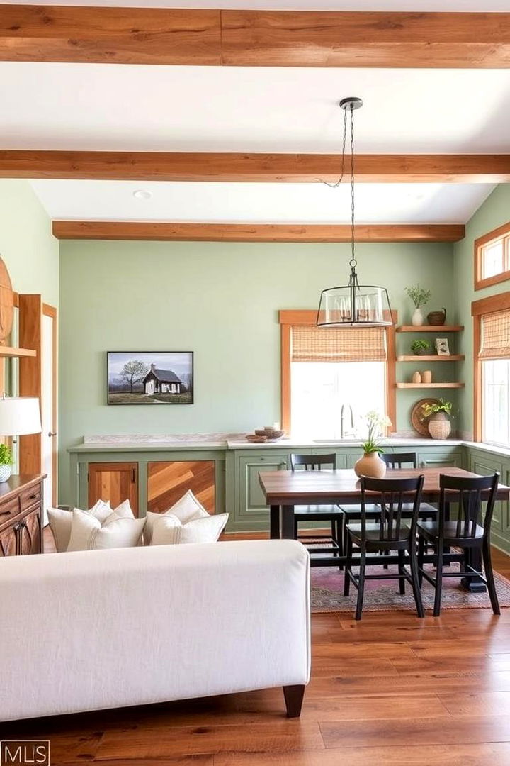 Modern Farmhouse Charm in Sage - 22 Sage Green Paint Color Ideas