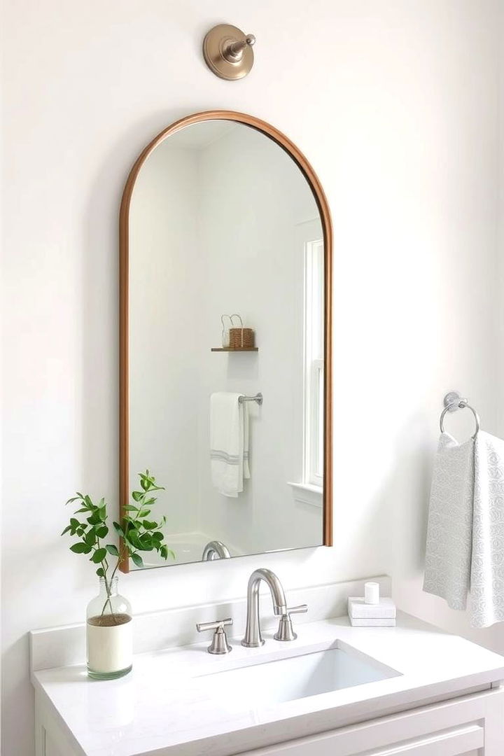 Modern Farmhouse Flares - 22 Farmhouse Bathroom Mirrors Ideas