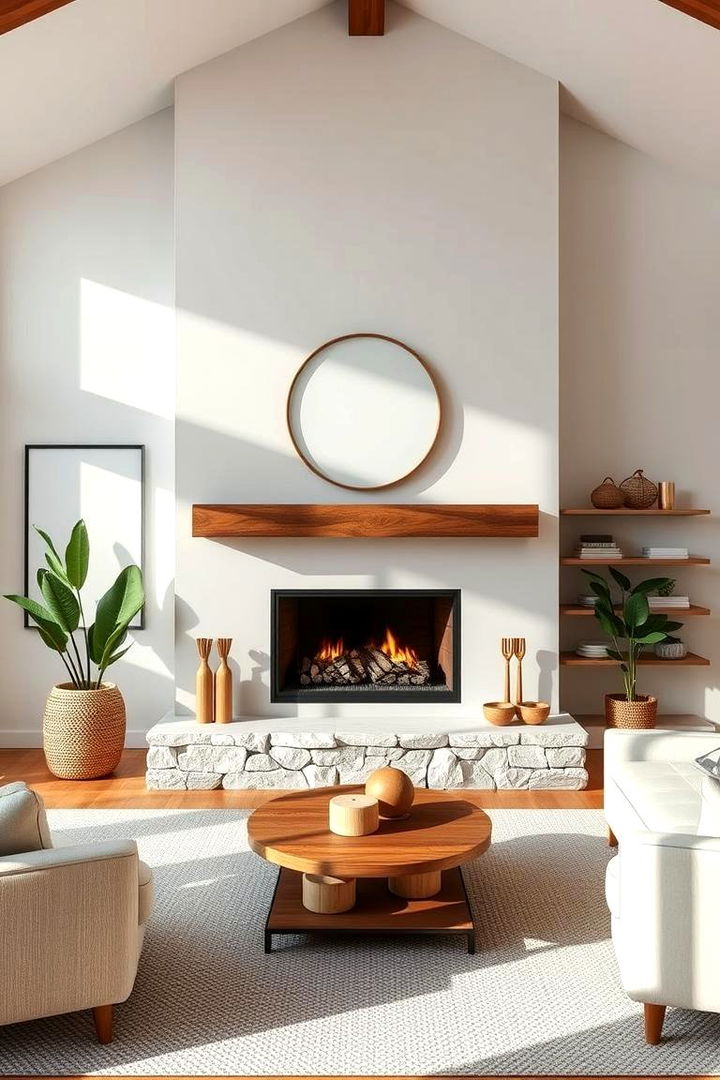 Modern Farmhouse Fusion - 22 Farmhouse Fireplace Ideas