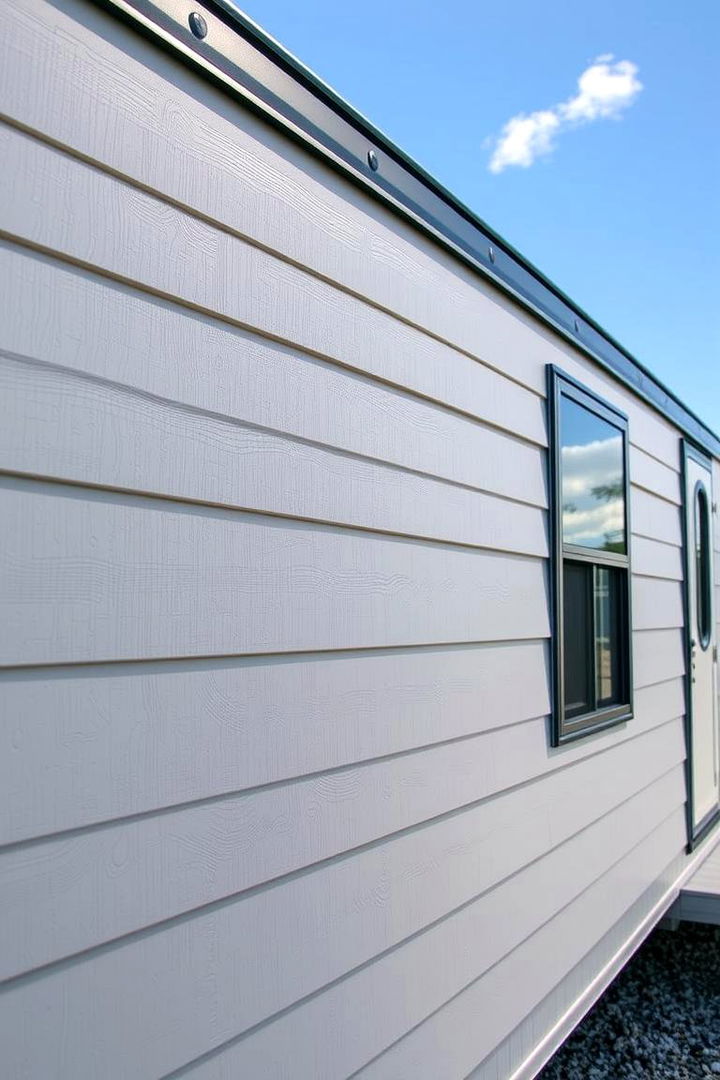 Modern Fiber Cement Siding Appeal - 22 Mobile Home Siding Design Ideas