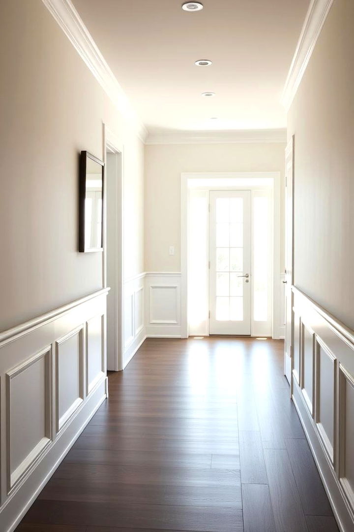 Modern Flat Panel - 22 Wainscoting Entryway Ideas