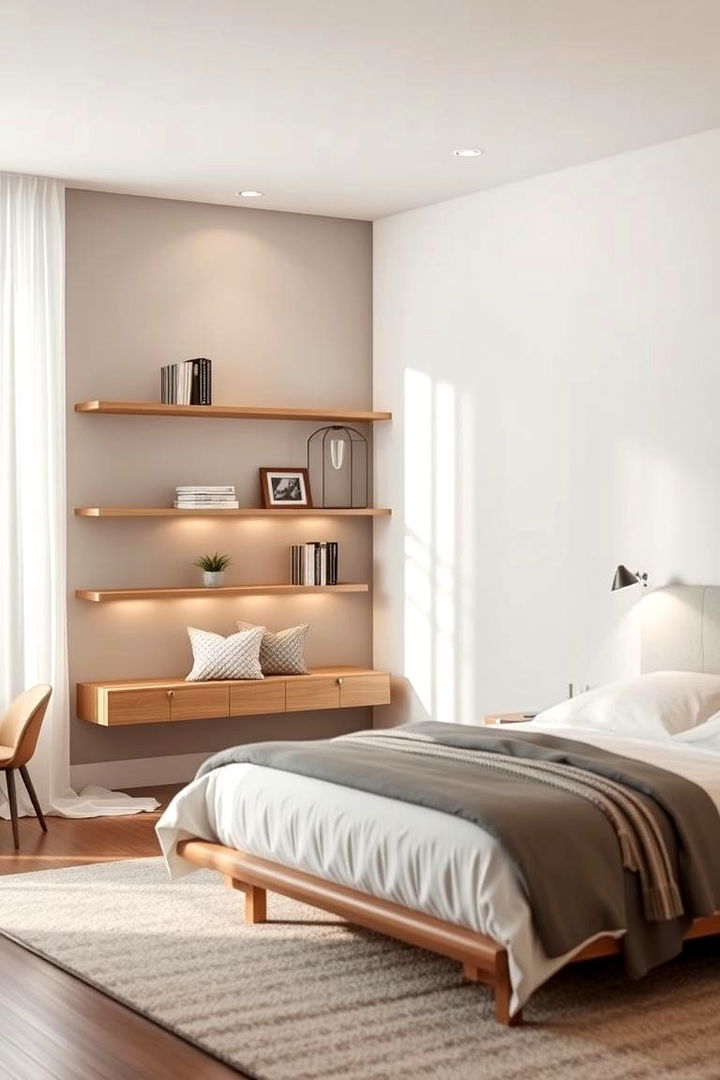 Modern Floating Furniture - 22 Bedroom Sitting Area Ideas