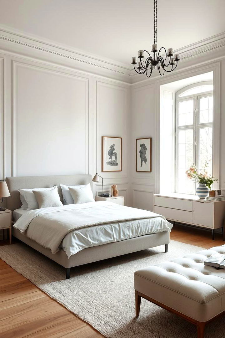 Modern French Minimalism - 22 French Bedroom Decor Ideas