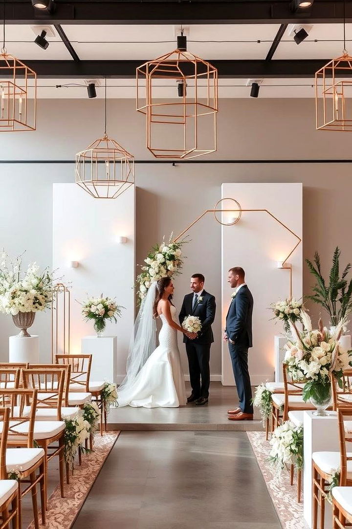 Modern Geometric Minimalism Wedding - 22 Wedding Theme Ideas