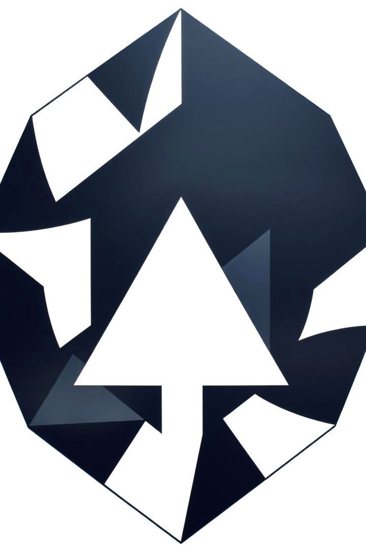 Modern Geometric Pattern Sign - 22 Wedding Sign Ideas