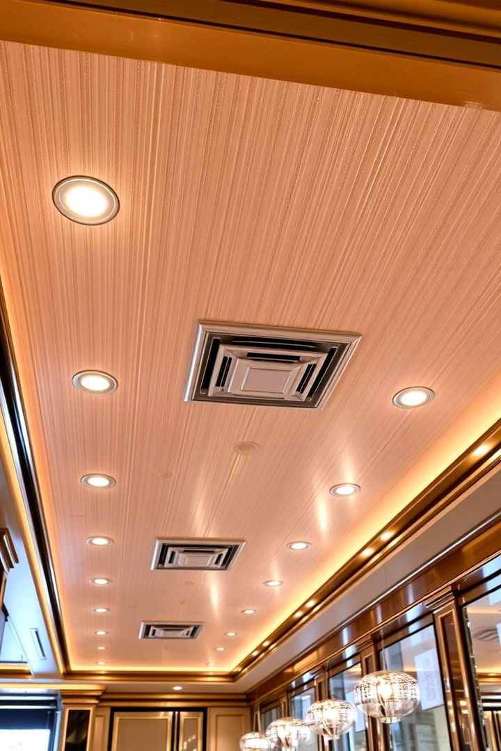 Modern Glam Accents - 22 Beadboard Ceiling Design Ideas