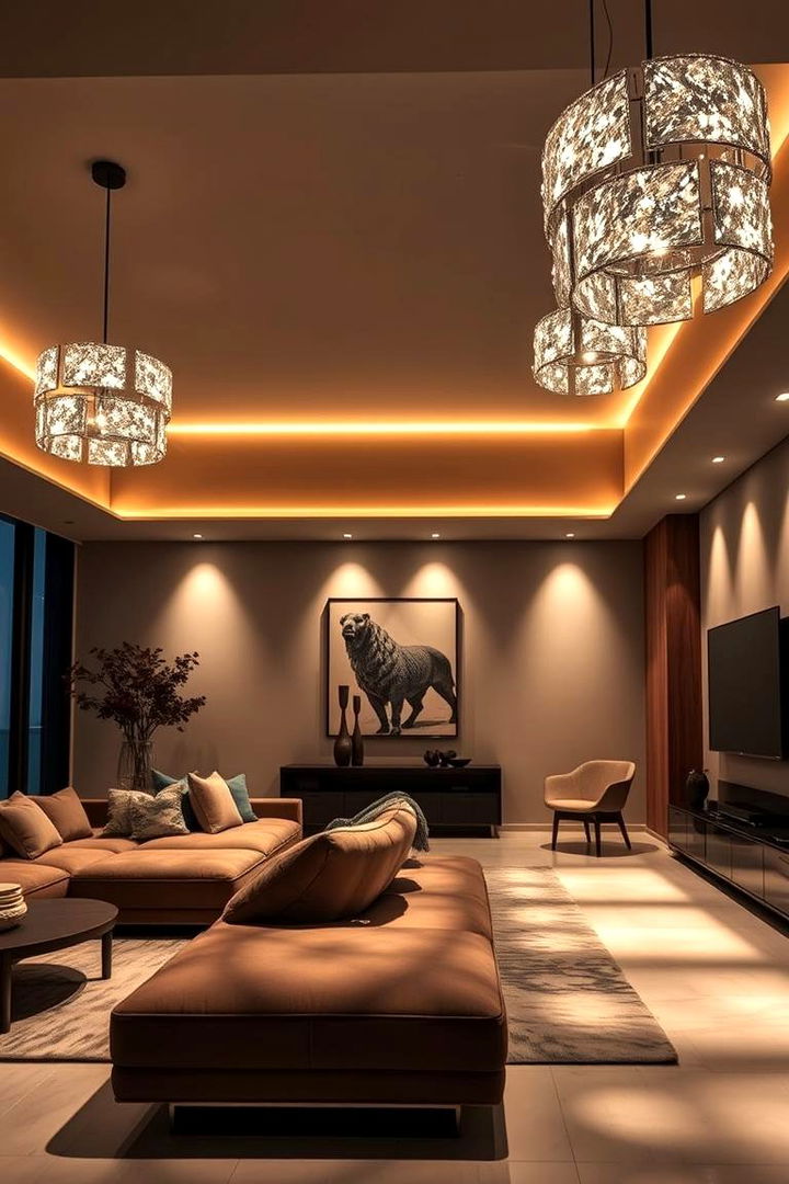 Modern Glam Lighting - 22 Glam Interior Design Ideas