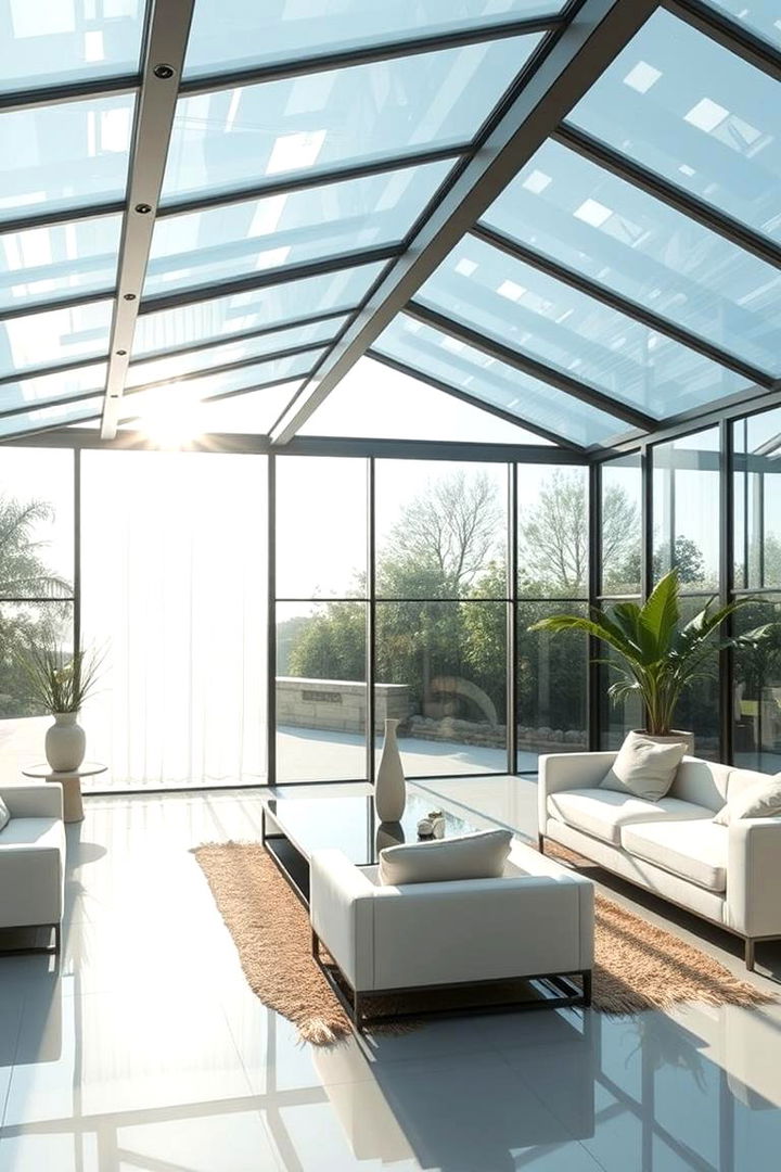 Modern Glass Conservatory - 22 Greenhouse Room Ideas