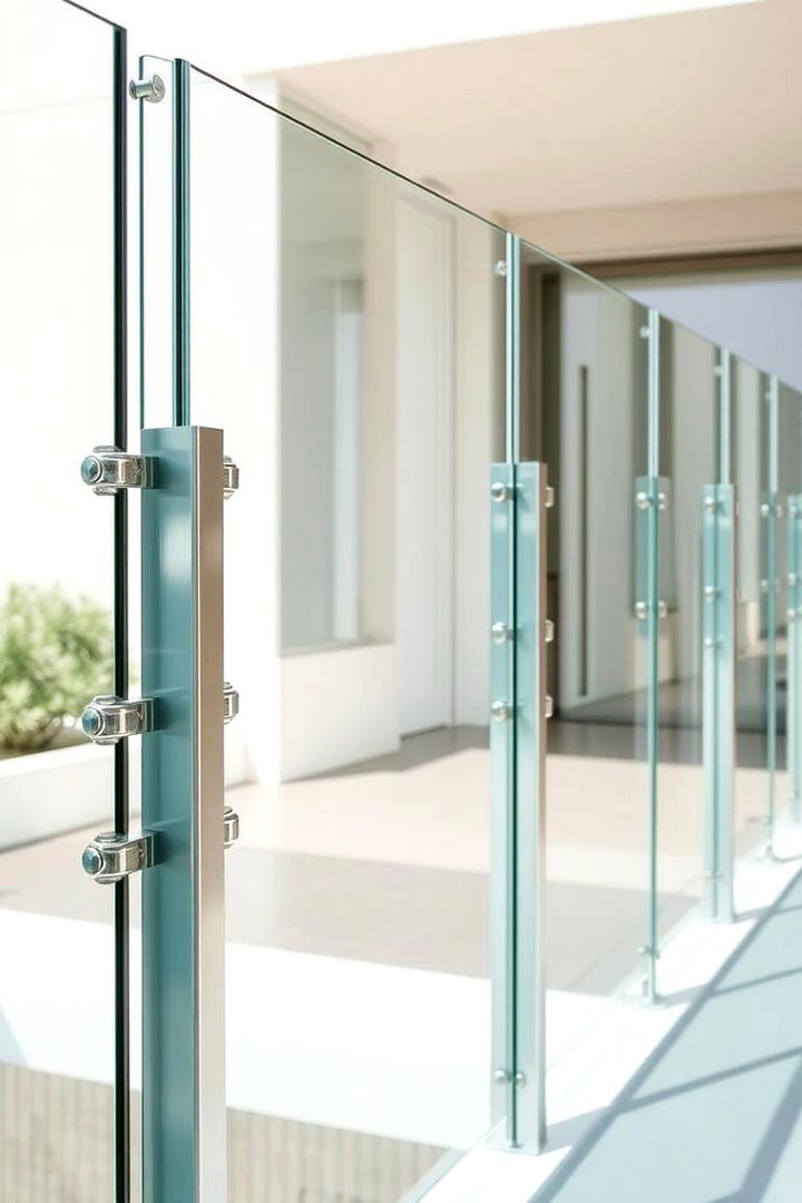 Modern Glass Panel Dog Fence for Sleek Look - 22 Dog Fence Ideas