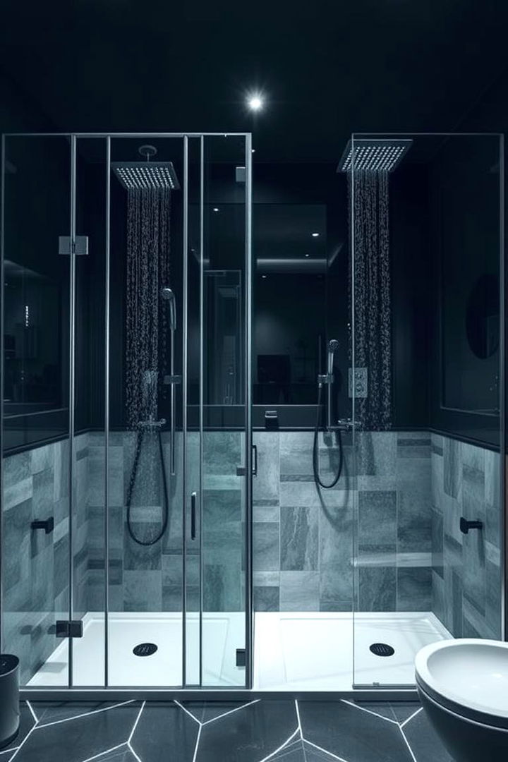 Modern Gothic Shower Installations - 22 Gothic Bathroom Ideas