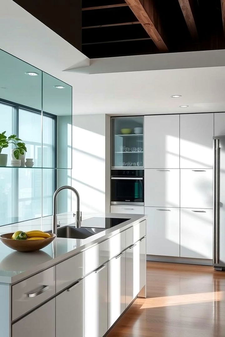 Modern Greenhouse Integration with Cutting Edge Glass Technology - 22 Greenhouse Kitchen Design Ideas