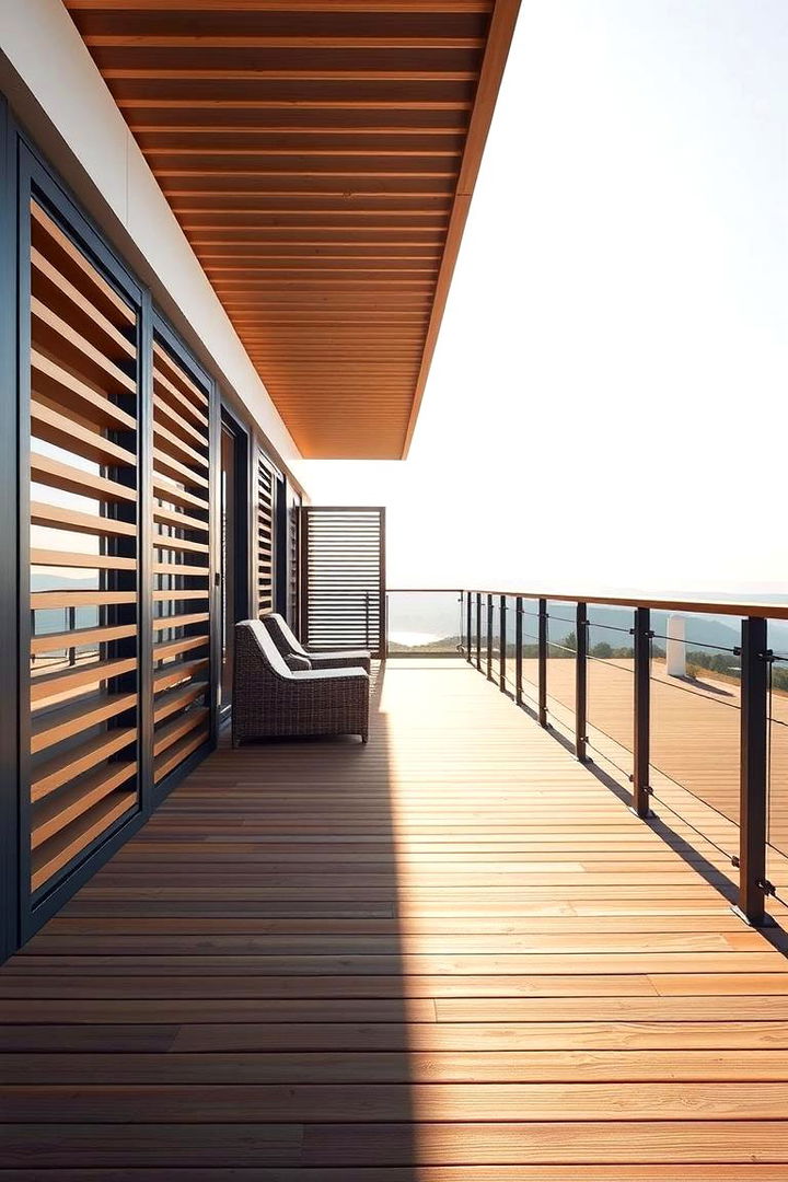 Modern Horizontal Lattice - 22 Deck Lattice Ideas