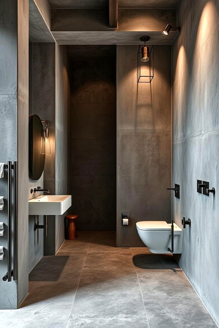 Modern Industrial Appeal - 22 Large Bathroom Ideas