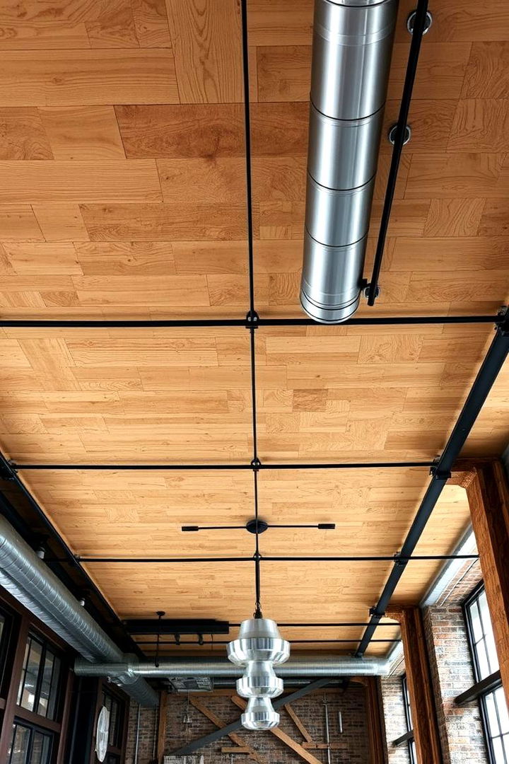 Modern Industrial Plywood Ceilings - 22 Plywood Ceiling Ideas