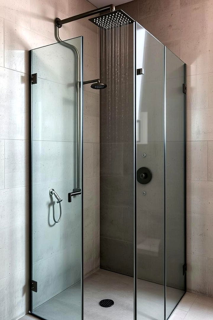Modern Industrial Shower Designs - 22 Industrial Bathroom Ideas