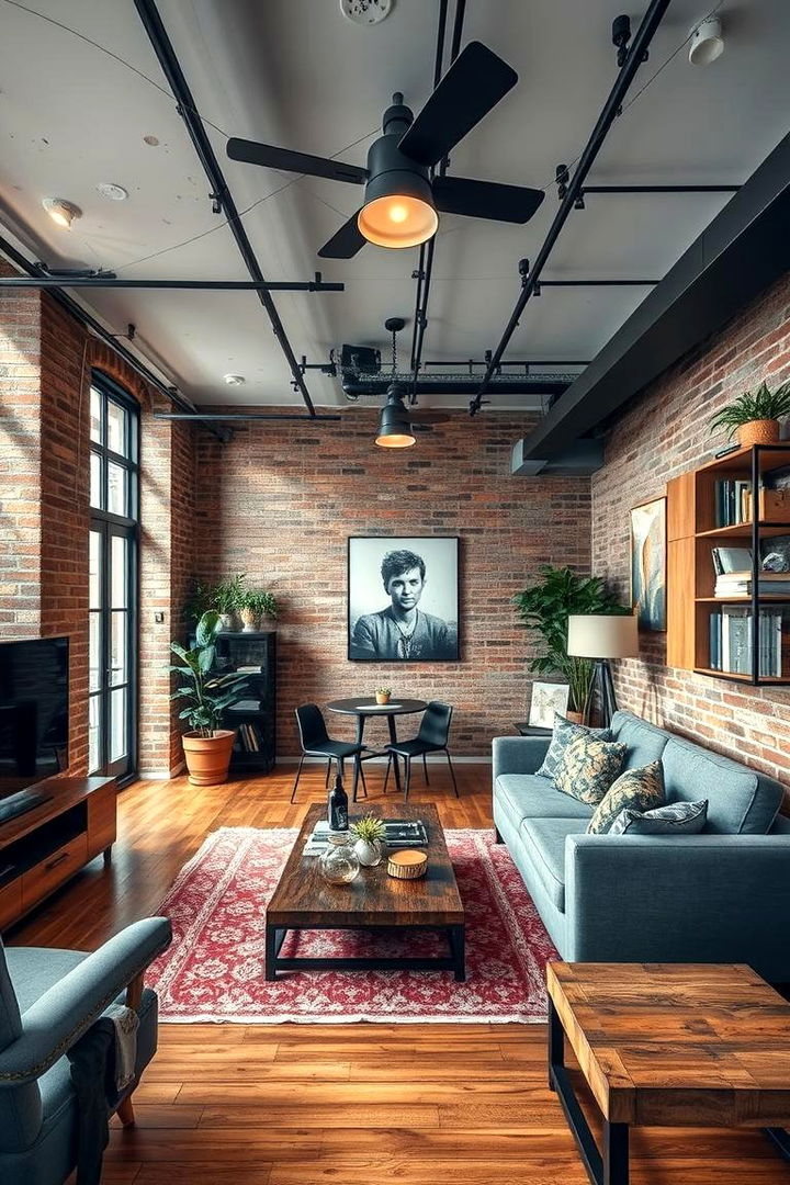 Modern Industrial Style - 22 Apartment Decorating Ideas