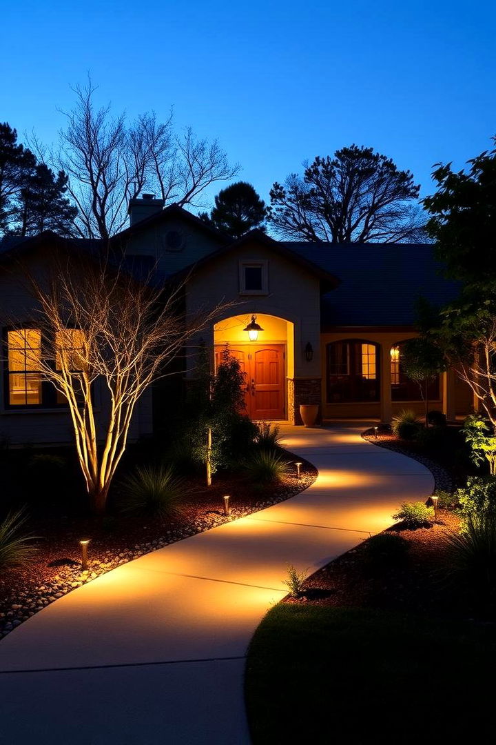 Modern Lighting Accents - 22 Curb Appeal Inspiration for Ranch Homes