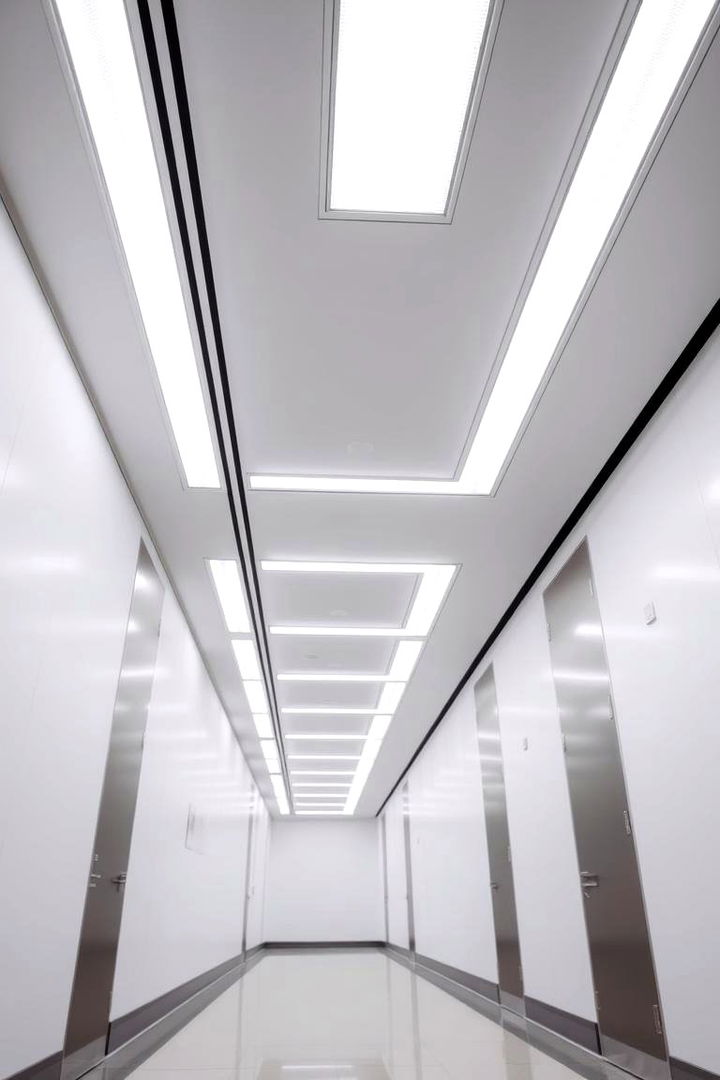 Modern Linear LED Fixtures - 22 Hallway Lighting Ideas
