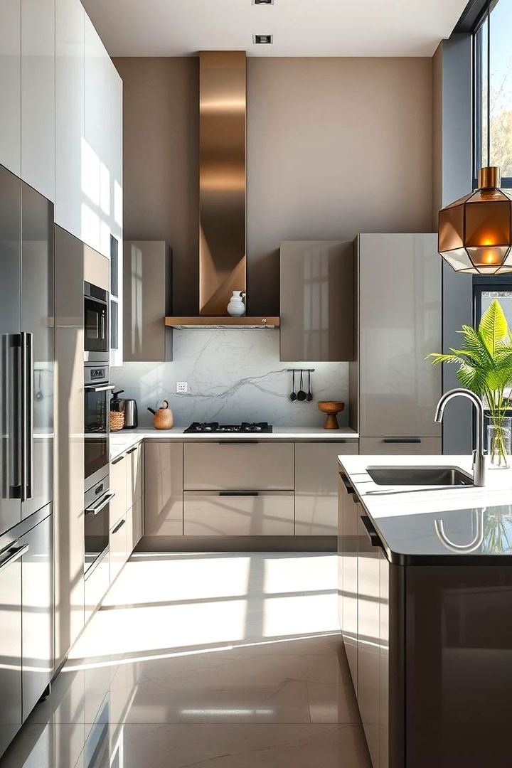 Modern Materials and Finishes - 22 Floor to Ceiling Kitchen Cabinets