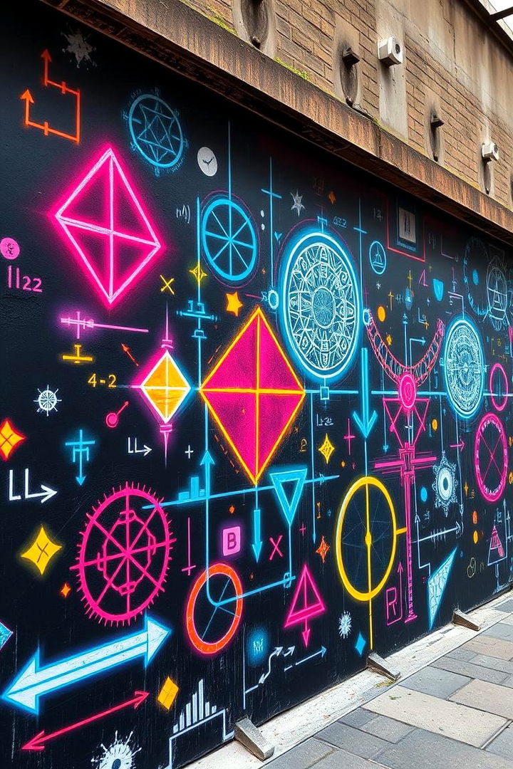 Modern Mathematical Expressions - 22 Math Mural Ideas