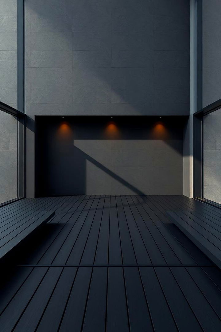 Modern Matte Black Deck - 22 Black Deck Ideas