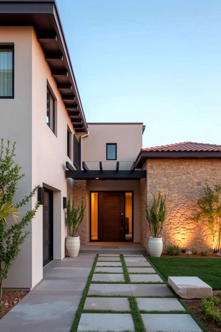 Modern Mediterranean Fusion - 22 Mediterranean House Exterior Ideas