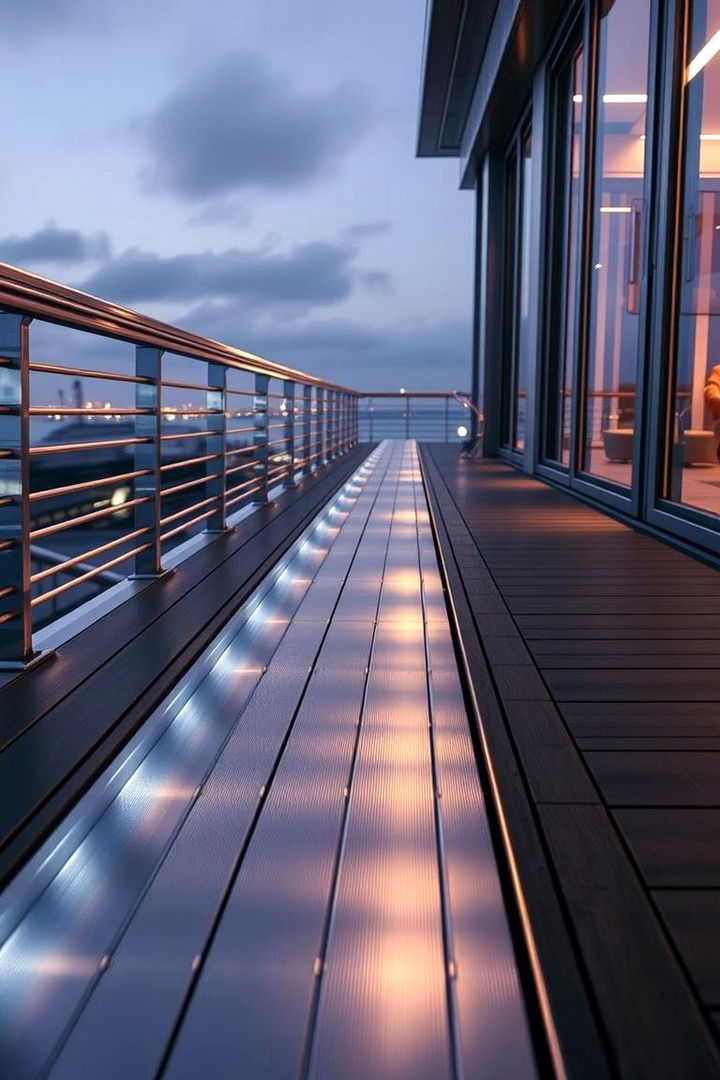 Modern Metal Skirting - 22 Deck Skirting Ideas