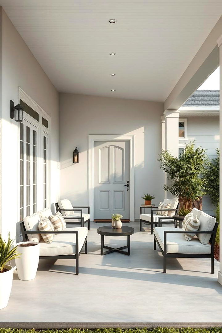 Modern Minimal Relaxation - 22 Three Season Porch Ideas