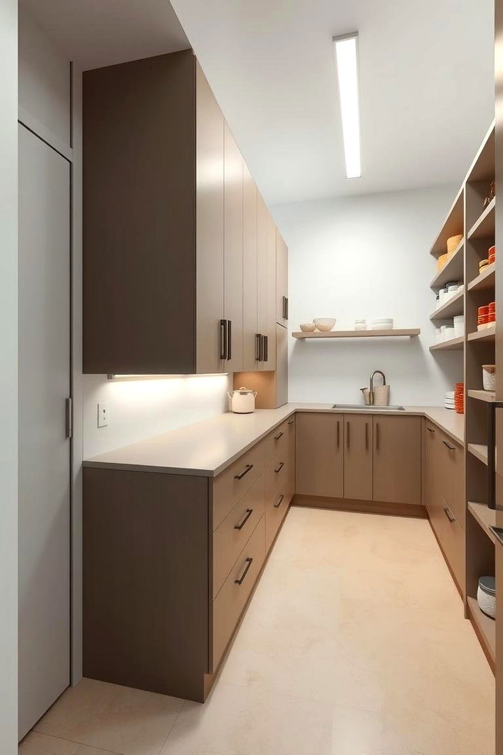 Modern Minimalism Pantry - 22 Larder Cupboard and Pantry Ideas for Your Kitchen