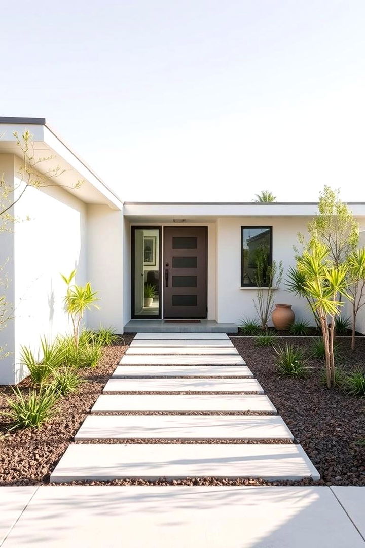 Modern Minimalist Appeal - 22 Front Yard Landscaping Ideas