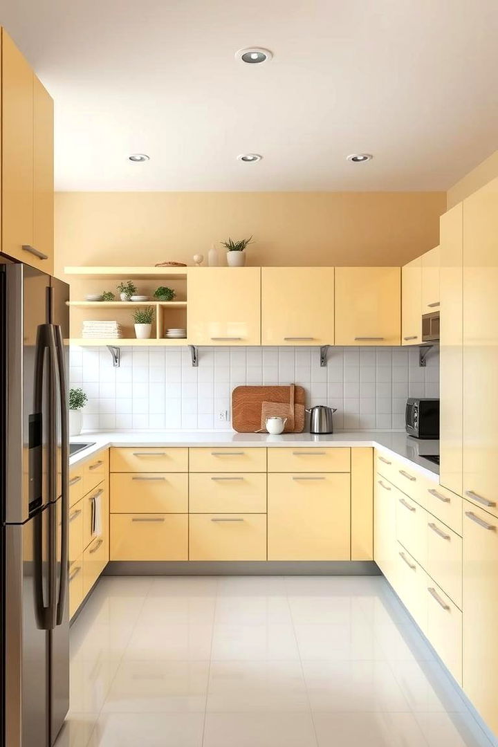 Modern Minimalist Appeal - 22 Pale Yellow Kitchen Ideas