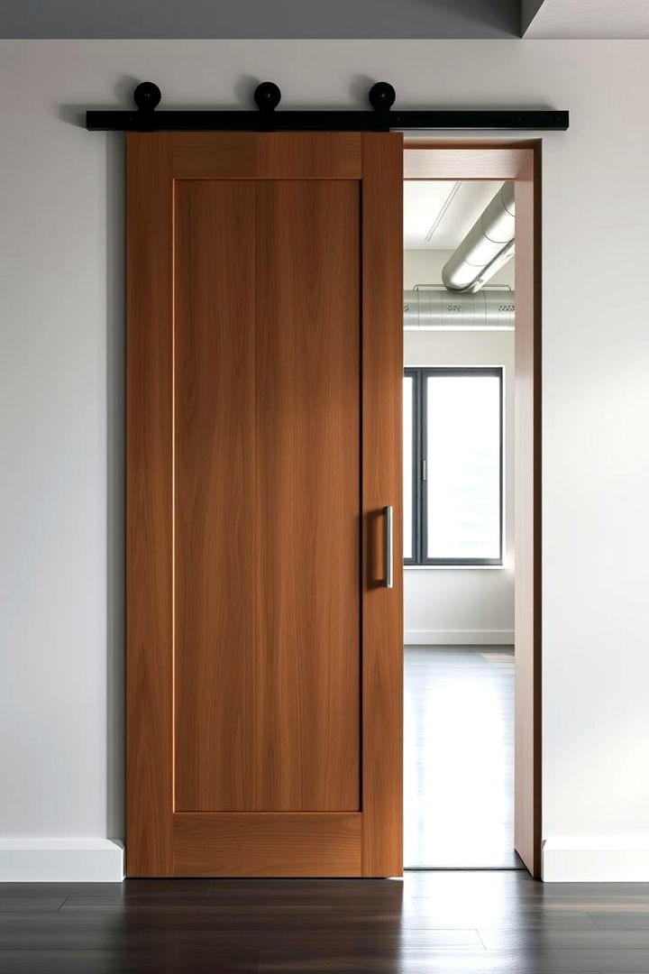 Modern Minimalist Barn Doors - 22 Barn Door Ideas