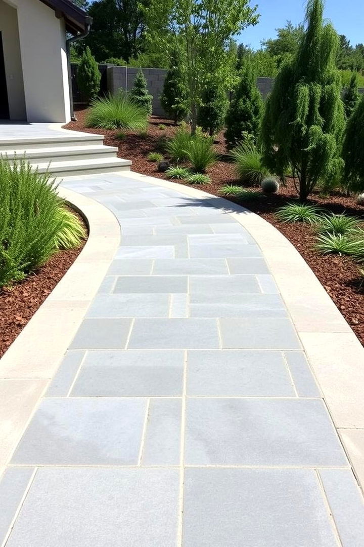 Modern Minimalist Bluestone Walkway - 22 Bluestone Walkway Ideas