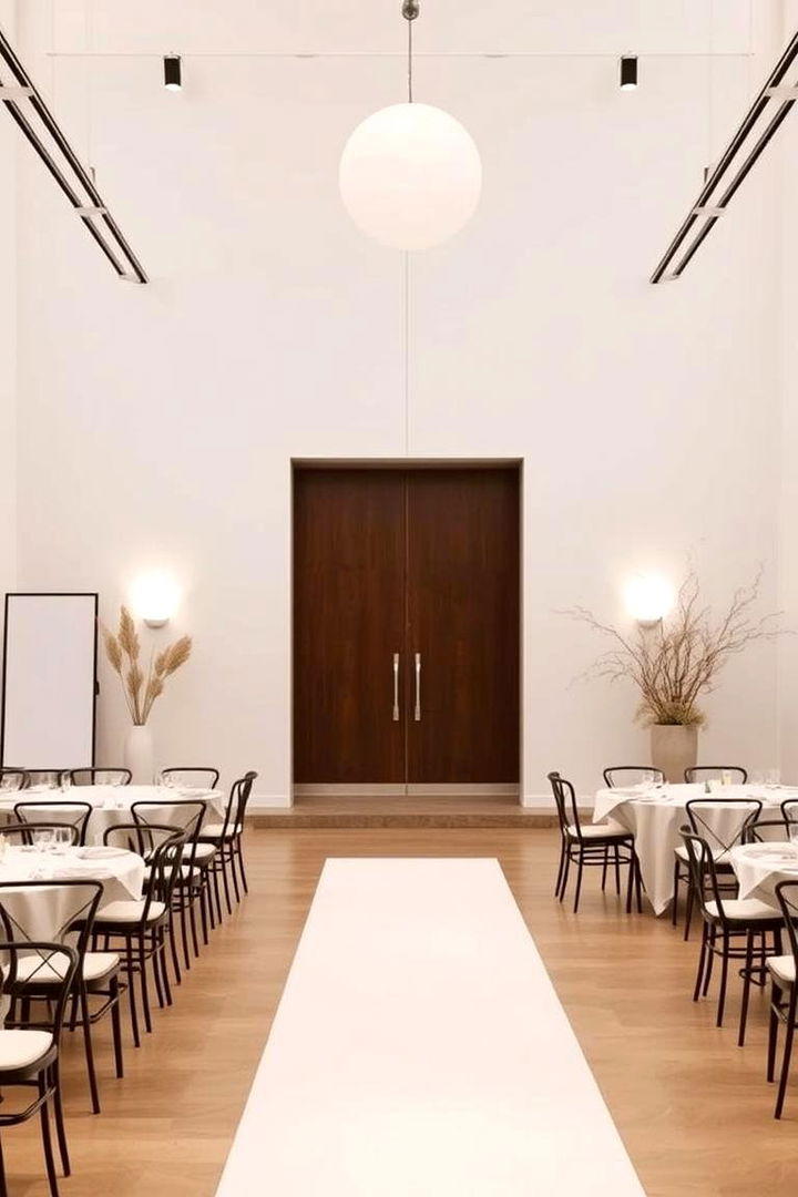 Modern Minimalist Decor - 22 Spring Wedding Ideas