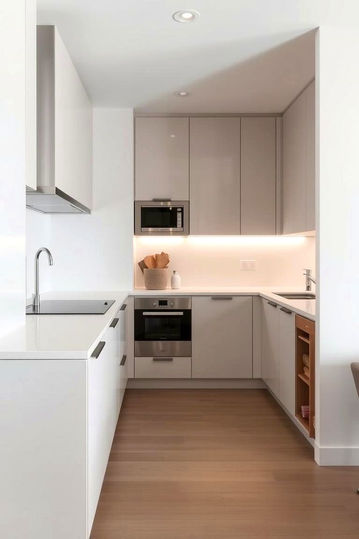 Modern Minimalist Design - 22 U Shaped Kitchen Ideas