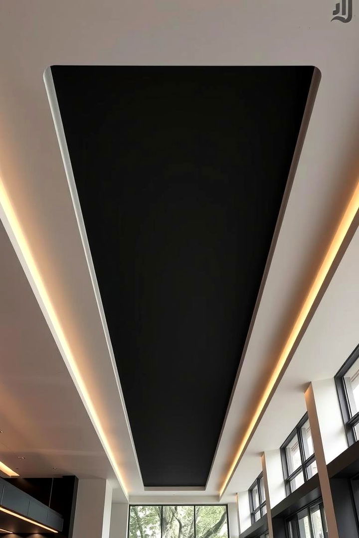 Modern Minimalist Design - 22 black ceiling ideas