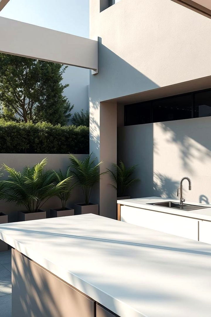 Modern Minimalist Designs - 22 Outdoor Countertop Ideas