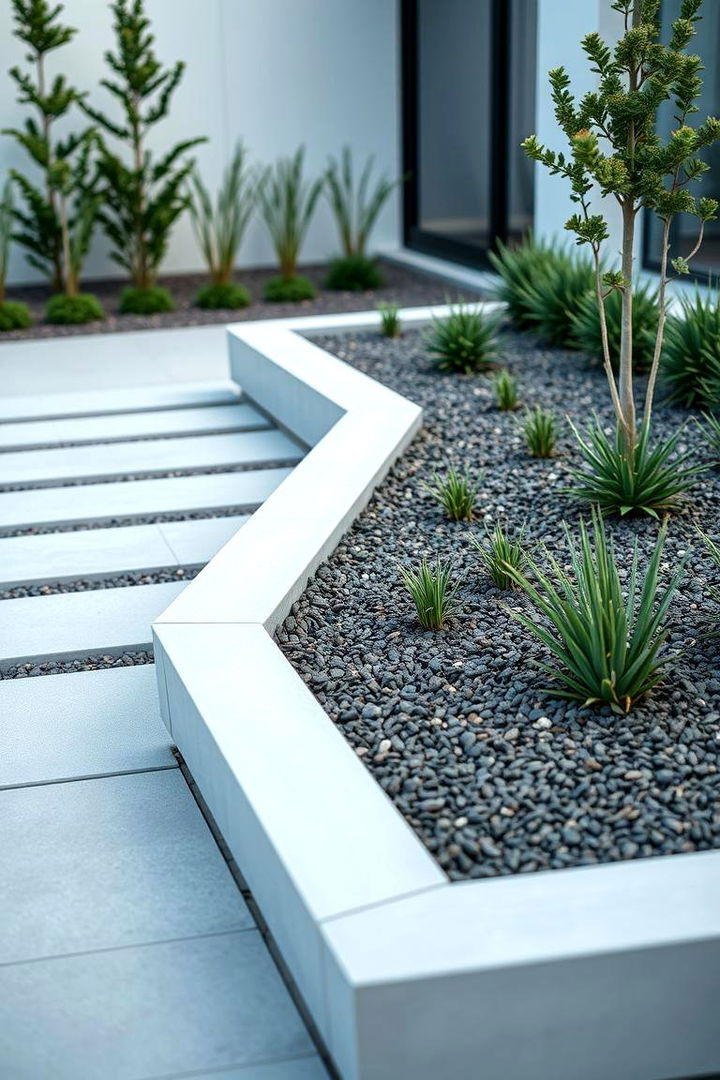 Modern Minimalist Designs - 22 Front Yard Flower Bed Ideas