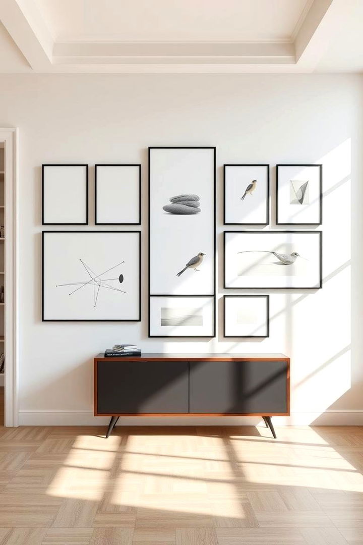Modern Minimalist Display - 22 Gallery Wall Ideas