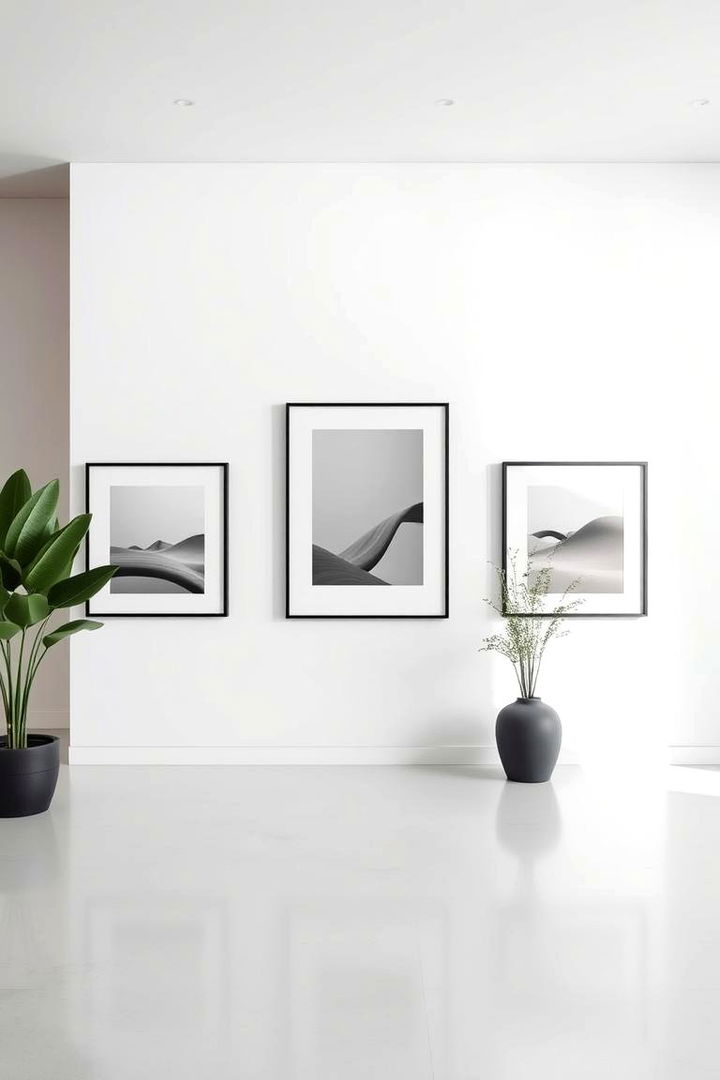 Modern Minimalist Display - 22 Family Picture Wall Ideas