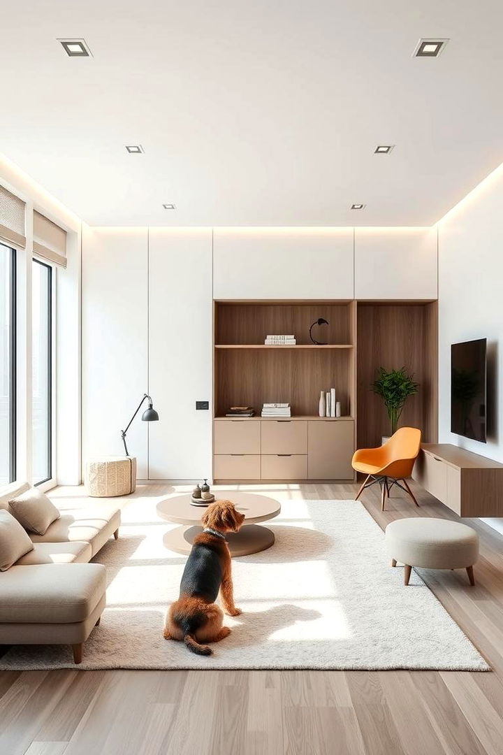 Modern Minimalist Dog Room - 22 Dog Room Ideas