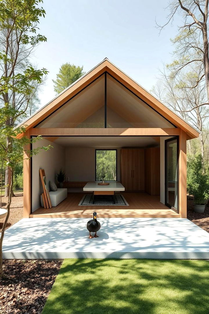 Modern Minimalist Duck House - 22 Duck House Ideas