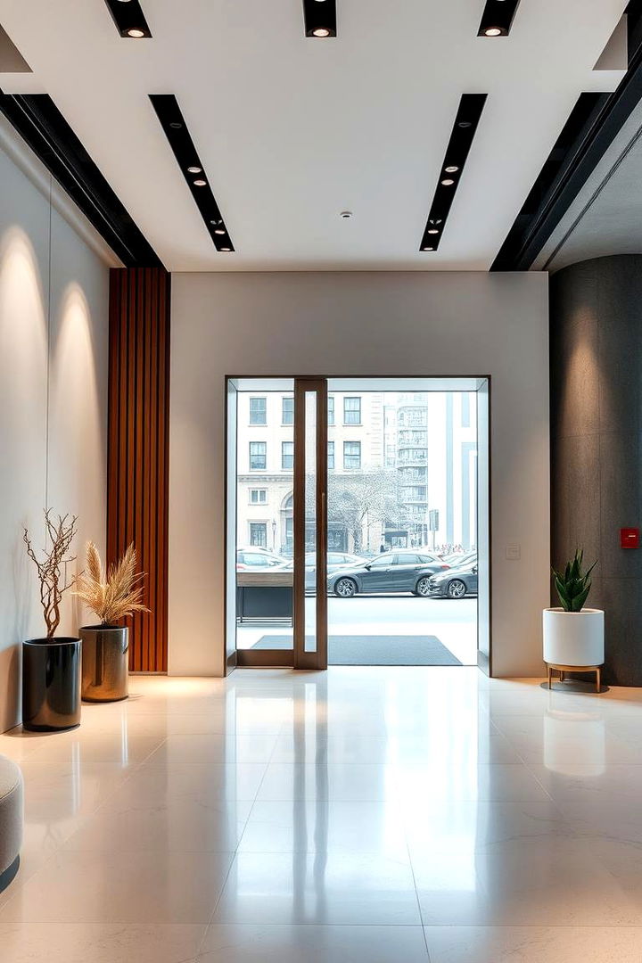 Modern Minimalist Entrance - 22 Wedding Entrance Ideas