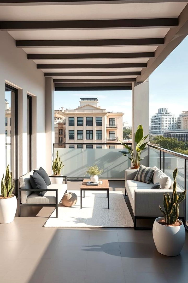 Modern Minimalist Escape - 22 Second Story Balcony Ideas