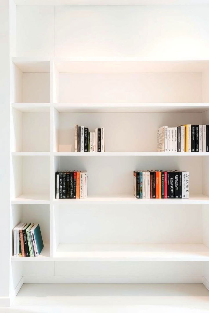 Modern Minimalist Flair - 22 Bookshelf Organization Ideas